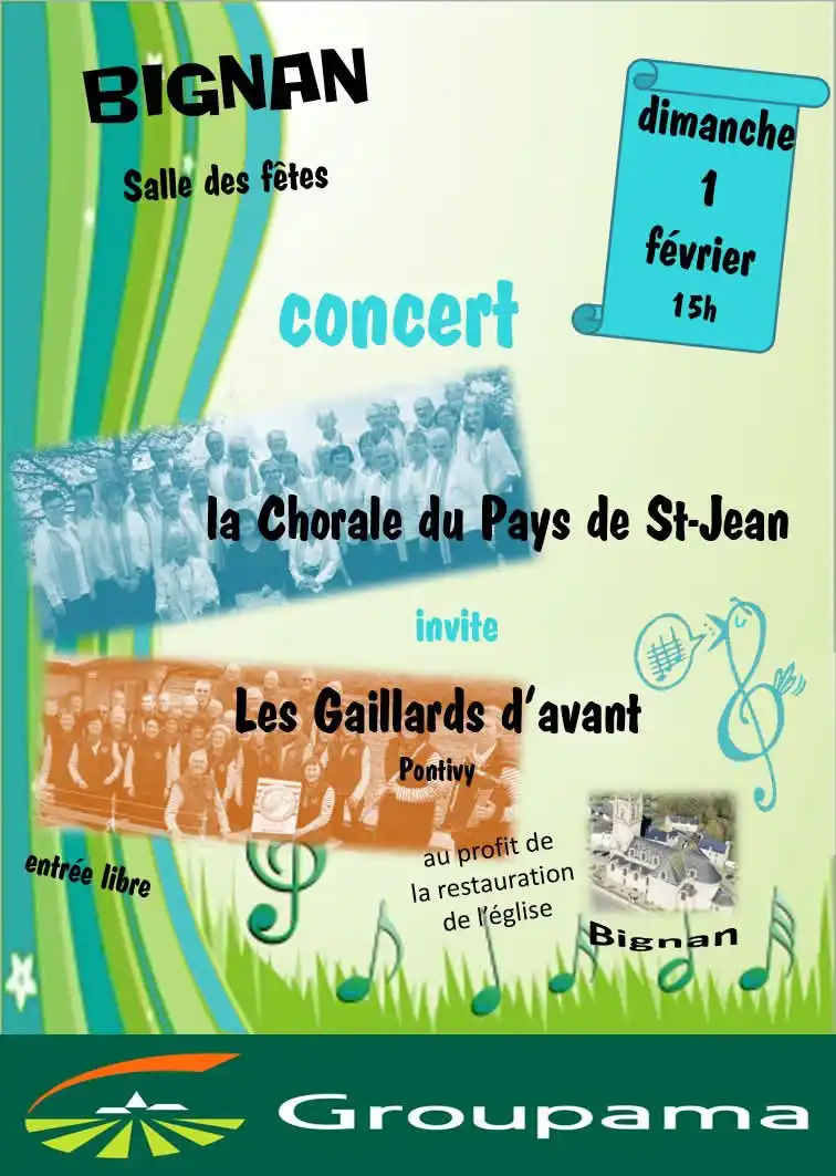 Concert Bignan, Gaillards d’avant, Pontivy, groupe vocal, chorale, Chants de marins, mer, marin, océan, culture bretonne, folklore breton, danse traditionnelle, gaillardsdavant,fr